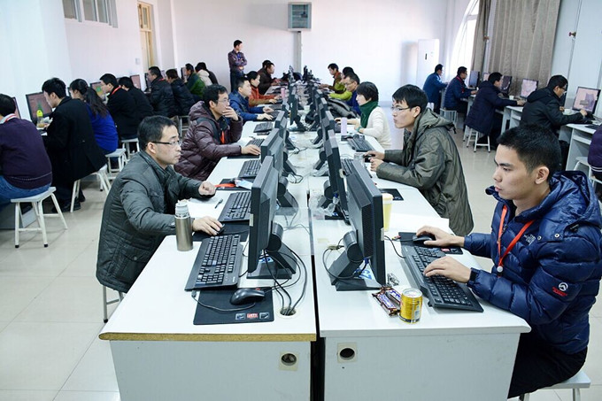 模具技能大赛教师组比赛现场