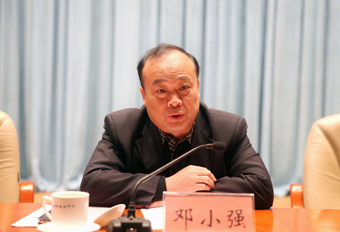 市委组织部副部长、正处级组织员邓小强总结发言